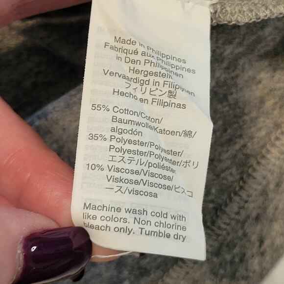 Madewell Womens Tee Small Gray Triblend Ex-Boyfriend Short Sleeve Minimalist - Picture 6 of 11